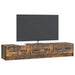 Cabinet TV Stejar fumuriu 147 x 34,5 x 27 cm Lemn prelucrat - WALTI WALTI