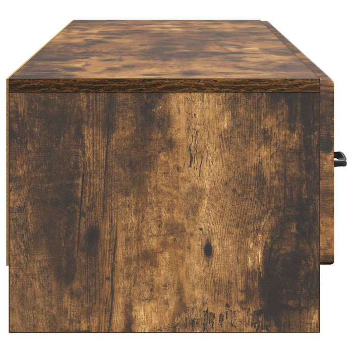 Cabinet TV Stejar fumuriu 147 x 34,5 x 27 cm Lemn prelucrat - WALTI WALTI