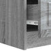 Cabinet TV Sonoma gri 147 x 34,5 x 27 cm Lemn prelucrat - WALTI WALTI