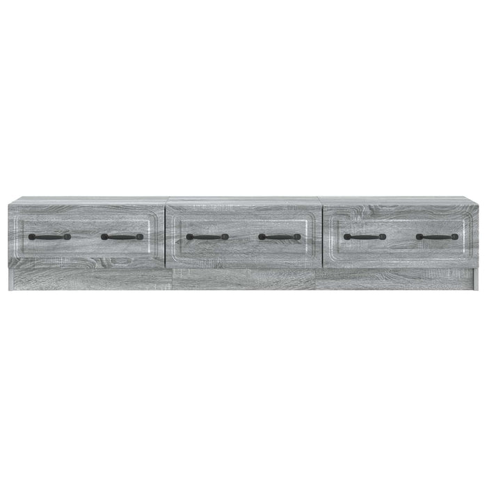 Cabinet TV Sonoma gri 147 x 34,5 x 27 cm Lemn prelucrat - WALTI WALTI