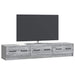 Cabinet TV Sonoma gri 147 x 34,5 x 27 cm Lemn prelucrat - WALTI WALTI