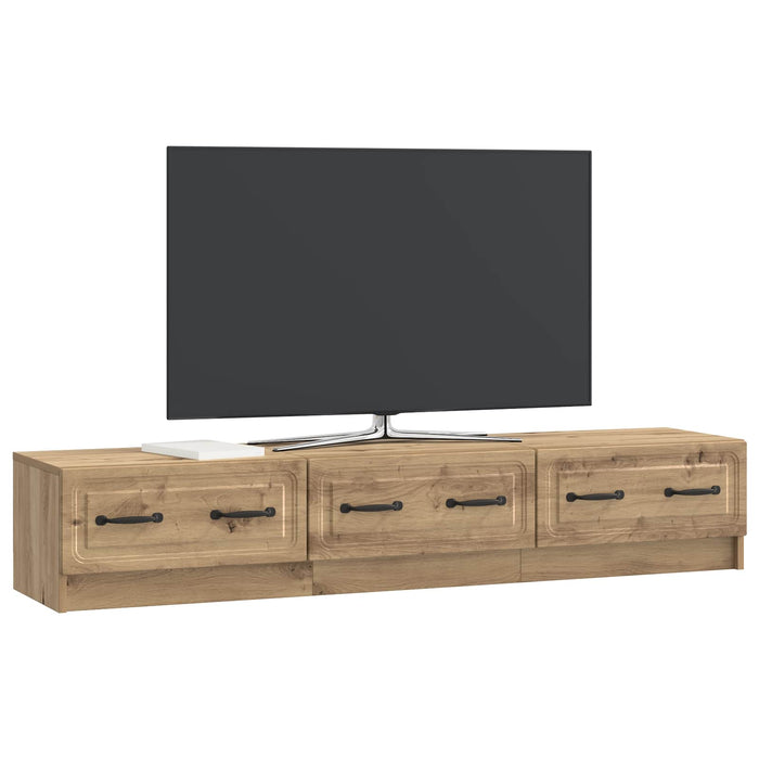 Cabinet TV Stejar Artizanal 147 x 34,5 x 27 cm Lemn prelucrat - WALTI WALTI