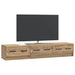 Cabinet TV Stejar Artizanal 147 x 34,5 x 27 cm Lemn prelucrat - WALTI WALTI