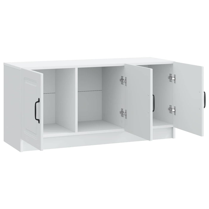 Cabinet TV Alb 99 x 34,5 x 47 cm Lemn prelucrat - WALTI WALTI