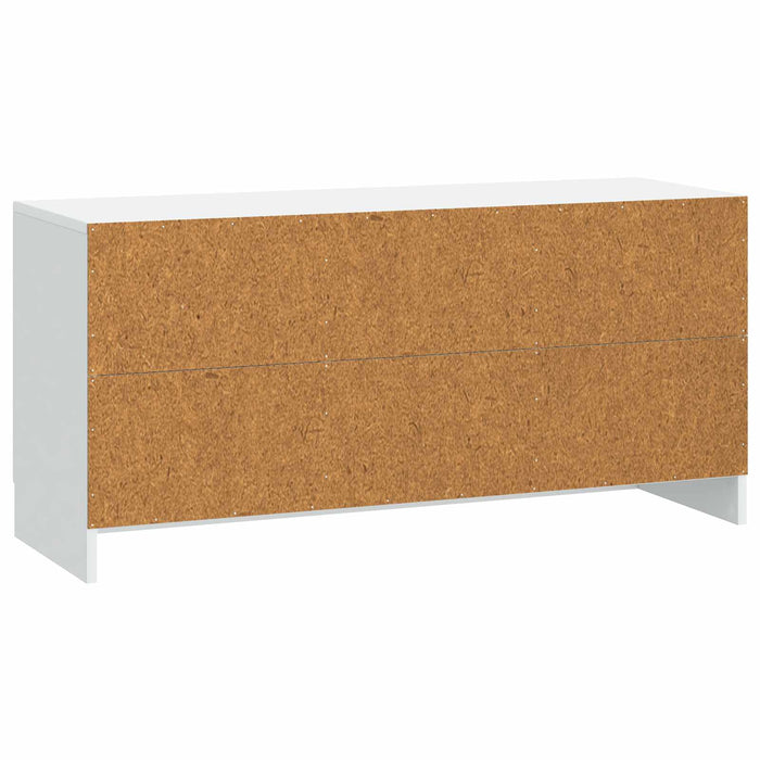 Cabinet TV Alb 99 x 34,5 x 47 cm Lemn prelucrat - WALTI WALTI