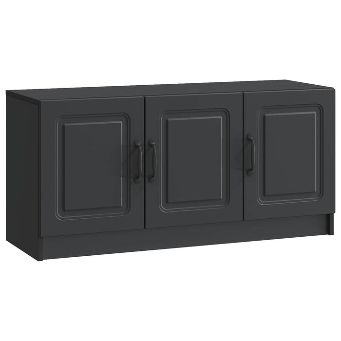 Cabinet TV Negru 99 x 34,5 x 47 cm Lemn prelucrat - WALTI WALTI