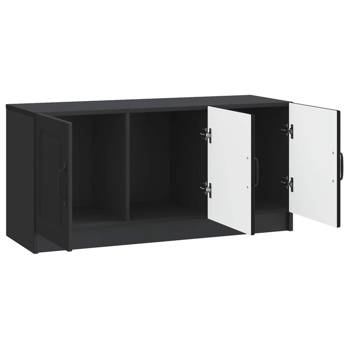 Cabinet TV Negru 99 x 34,5 x 47 cm Lemn prelucrat - WALTI WALTI