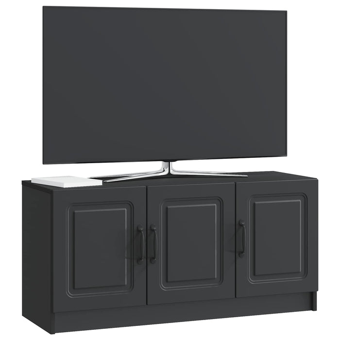 Cabinet TV Negru 99 x 34,5 x 47 cm Lemn prelucrat - WALTI WALTI