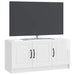 Cabinet TV Alb foarte lucios 99 x 34,5 x 47 cm Lemn prelucrat - WALTI WALTI