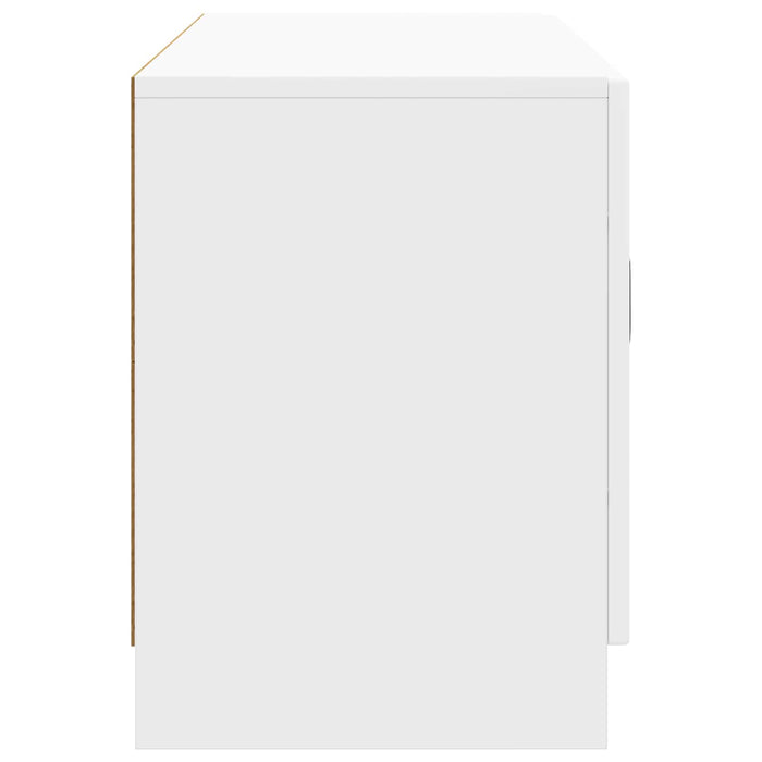 Cabinet TV Alb foarte lucios 99 x 34,5 x 47 cm Lemn prelucrat - WALTI WALTI