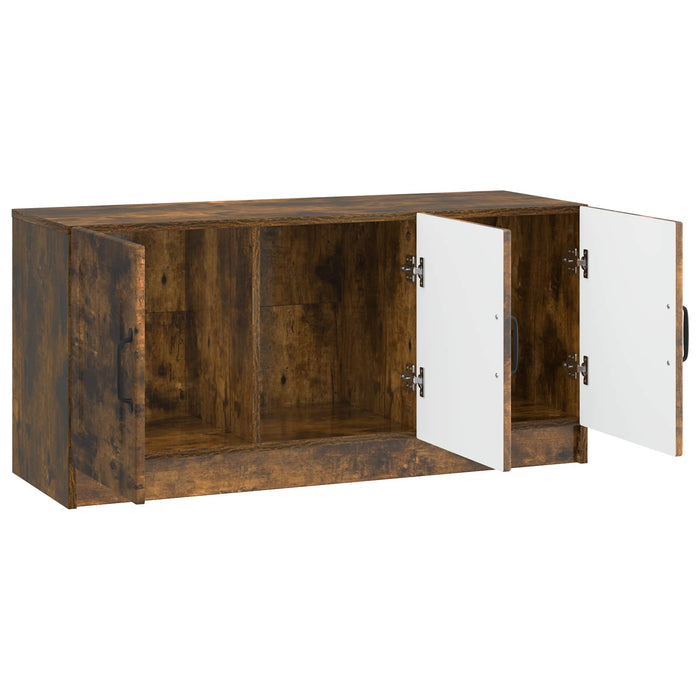 Cabinet TV Stejar fumuriu 99 x 34,5 x 47 cm Lemn prelucrat - WALTI WALTI