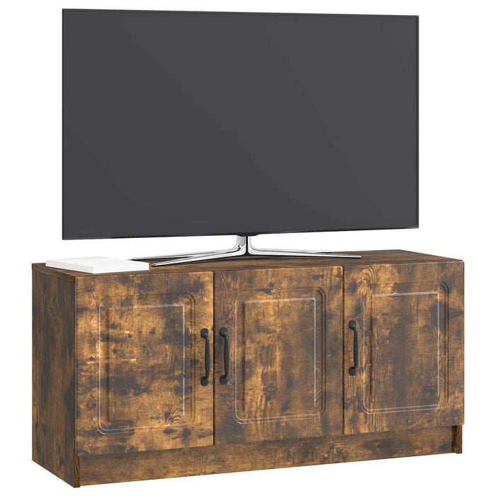 Cabinet TV Stejar fumuriu 99 x 34,5 x 47 cm Lemn prelucrat - WALTI WALTI