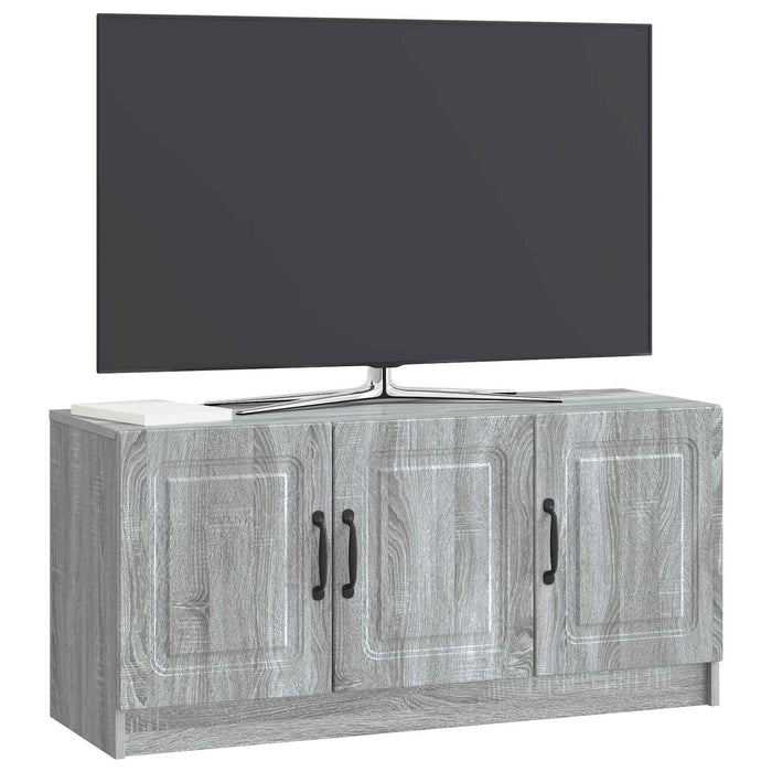 Cabinet TV Sonoma gri 99 x 34,5 x 47 cm Lemn prelucrat - WALTI WALTI