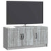 Cabinet TV Sonoma gri 99 x 34,5 x 47 cm Lemn prelucrat - WALTI WALTI