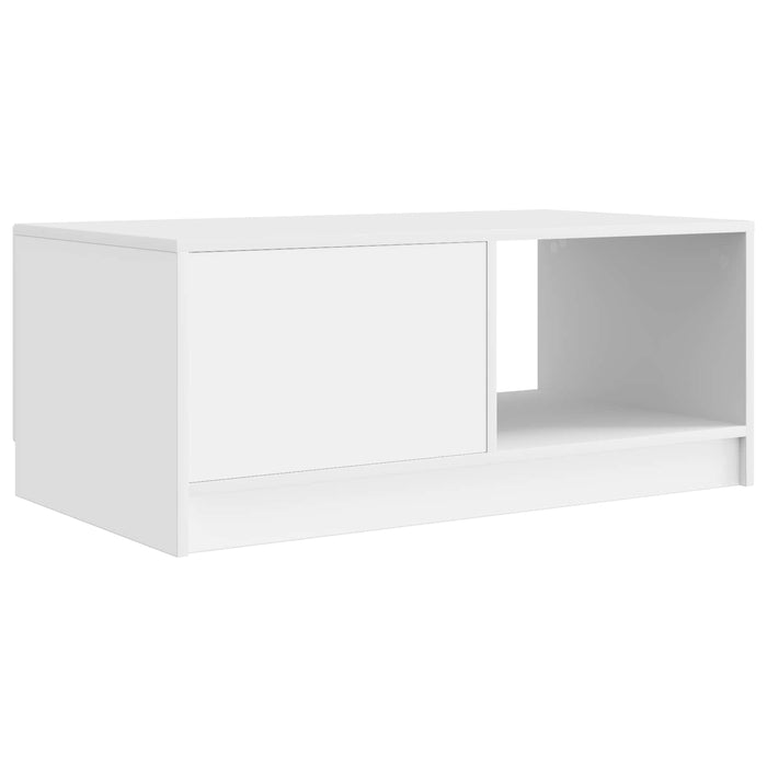Masă de cafea Alb 90 x 50 x 37 cm Lemn prelucrat - WALTI WALTI