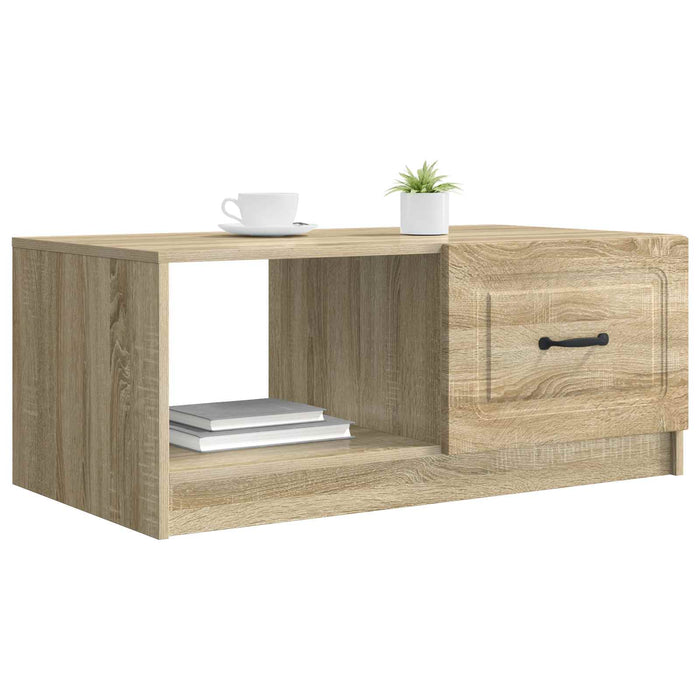 Masă de cafea Stejar Sonoma 90 x 50 x 37 cm Lemn prelucrat - WALTI WALTI