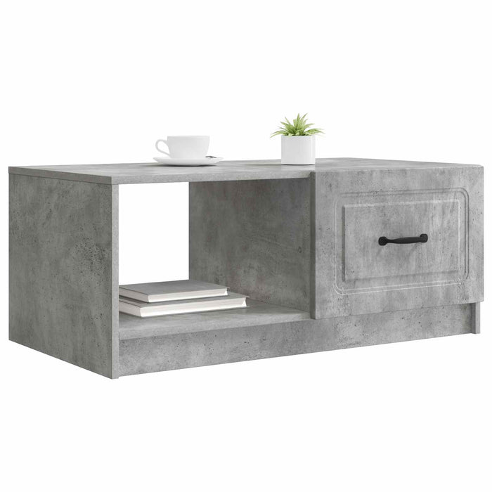 Masă de cafea Gri Beton 90 x 50 x 37 cm Lemn prelucrat - WALTI WALTI