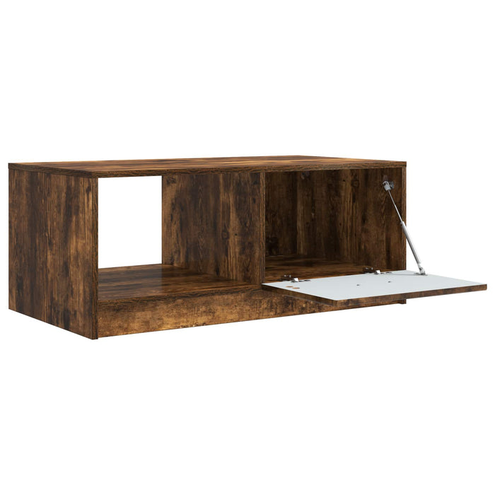 Masă de cafea Stejar fumuriu 90 x 50 x 37 cm Lemn prelucrat - WALTI WALTI