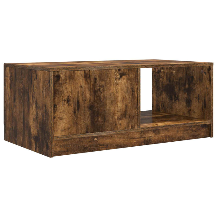 Masă de cafea Stejar fumuriu 90 x 50 x 37 cm Lemn prelucrat - WALTI WALTI