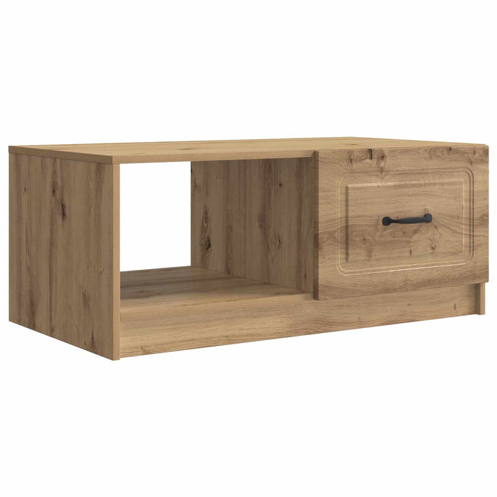 Masă de cafea Stejar Artizanal 90 x 50 x 37 cm Lemn prelucrat - WALTI WALTI