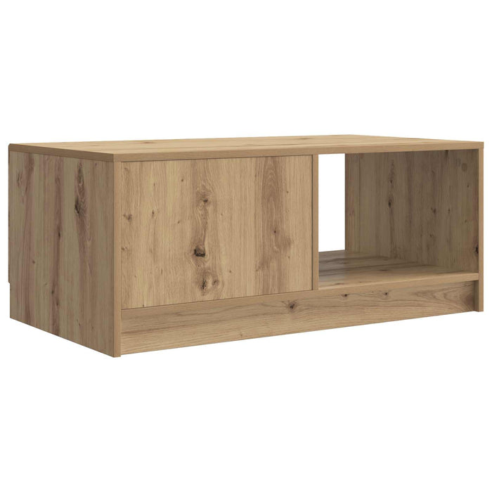 Masă de cafea Stejar Artizanal 90 x 50 x 37 cm Lemn prelucrat - WALTI WALTI