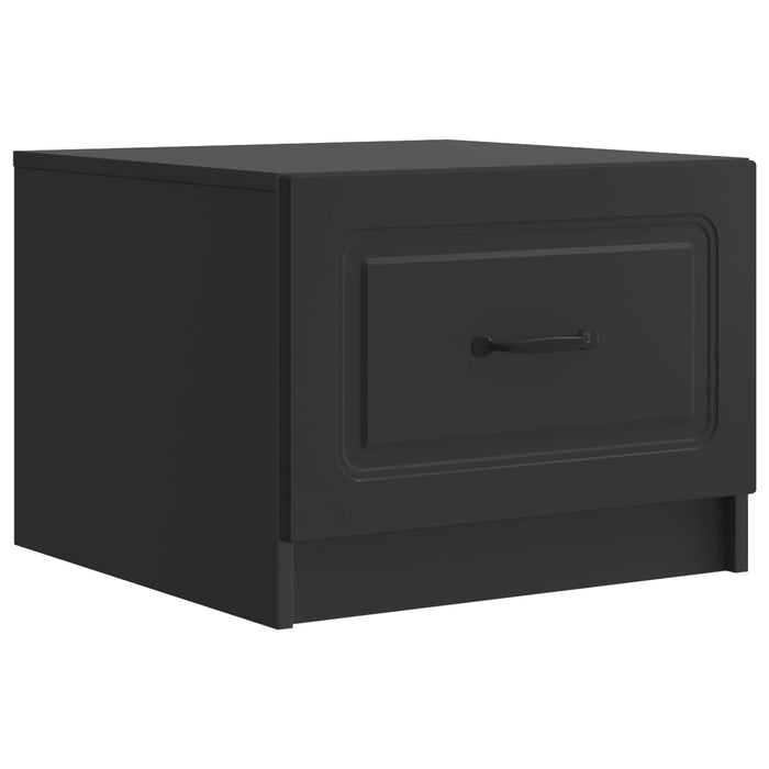 Masă de cafea cu sertar Negru 49 x 50 x 37 cm Lemn prelucrat - WALTI WALTI