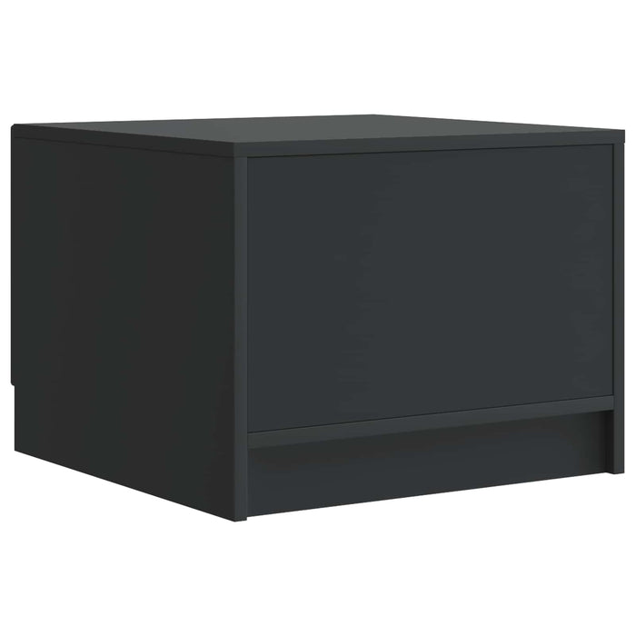 Masă de cafea cu sertar Negru 49 x 50 x 37 cm Lemn prelucrat - WALTI WALTI