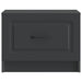 Masă de cafea cu sertar Negru 49 x 50 x 37 cm Lemn prelucrat - WALTI WALTI