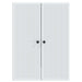 Dulap montat pe perete Alb 66 x 34,5 x 90 cm Lemn prelucrat - WALTI WALTI