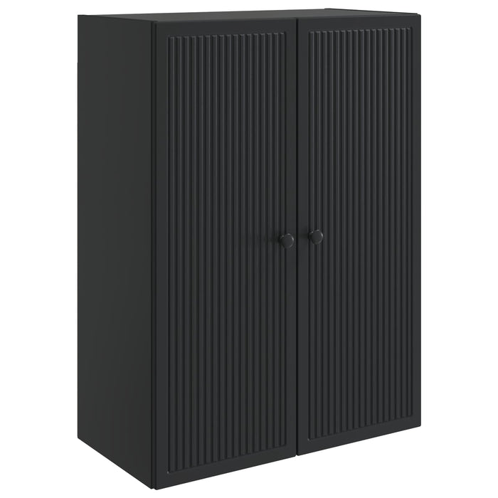 Dulap montat pe perete Negru 66 x 34,5 x 90 cm Lemn prelucrat - WALTI WALTI