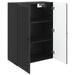 Dulap montat pe perete Negru 66 x 34,5 x 90 cm Lemn prelucrat - WALTI WALTI