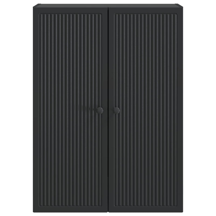 Dulap montat pe perete Negru 66 x 34,5 x 90 cm Lemn prelucrat - WALTI WALTI