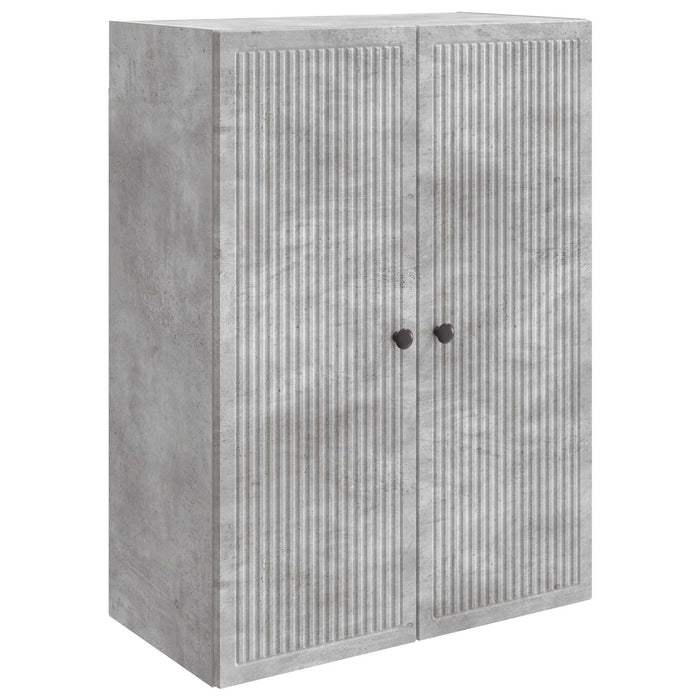 Dulap montat pe perete Gri Beton 66 x 34,5 x 90 cm - WALTI WALTI
