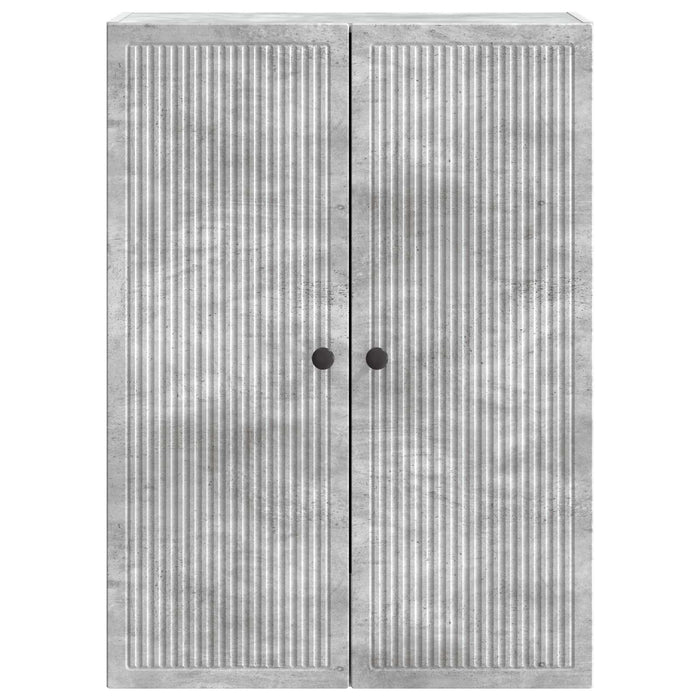 Dulap montat pe perete Gri Beton 66 x 34,5 x 90 cm - WALTI WALTI