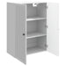 Dulap montat pe perete Alb foarte lucios 66 x 34,5 x 90 cm - WALTI WALTI