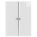 Dulap montat pe perete Alb foarte lucios 66 x 34,5 x 90 cm - WALTI WALTI