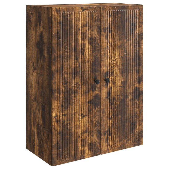 Dulap montat pe perete Stejar fumuriu 66 x 34,5 x 90 cm - WALTI WALTI