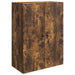 Dulap montat pe perete Stejar fumuriu 66 x 34,5 x 90 cm - WALTI WALTI