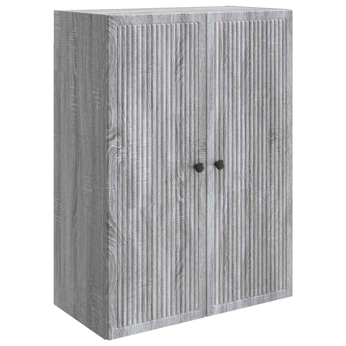 Dulap montat pe perete Sonoma gri 66 x 34,5 x 90 cm - WALTI WALTI