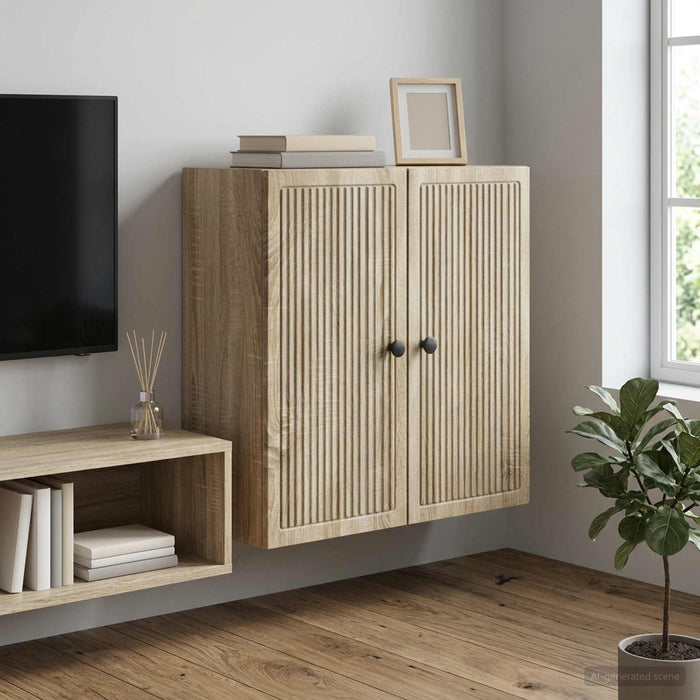 Dulap montat pe perete Stejar Sonoma 59 x 31 x 60 cm - WALTI WALTI