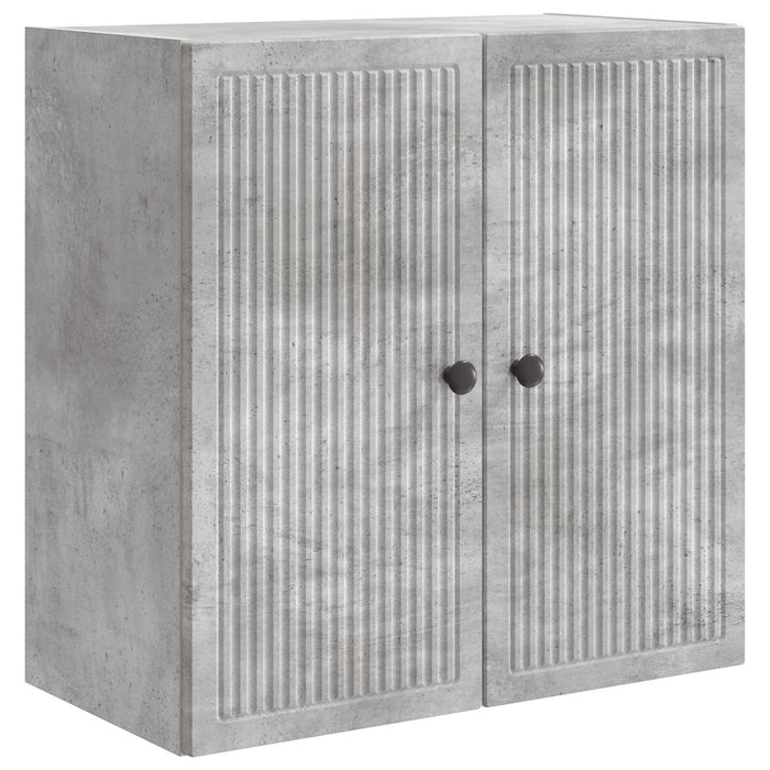 Dulap montat pe perete Gri Beton 59 x 31 x 60 cm Lemn prelucrat - WALTI WALTI