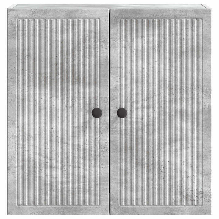 Dulap montat pe perete Gri Beton 59 x 31 x 60 cm Lemn prelucrat - WALTI WALTI