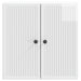 Dulap montat pe perete Alb foarte lucios 59 x 31 x 60 cm - WALTI WALTI
