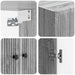 Dulap montat pe perete Sonoma gri 59 x 31 x 60 cm - WALTI WALTI