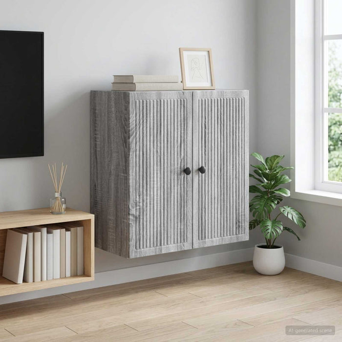 Dulap montat pe perete Sonoma gri 59 x 31 x 60 cm - WALTI WALTI
