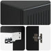 Dulap montat pe perete Negru 33 x 34,5 x 90 cm Lemn prelucrat - WALTI WALTI