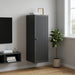 Dulap montat pe perete Negru 33 x 34,5 x 90 cm Lemn prelucrat - WALTI WALTI