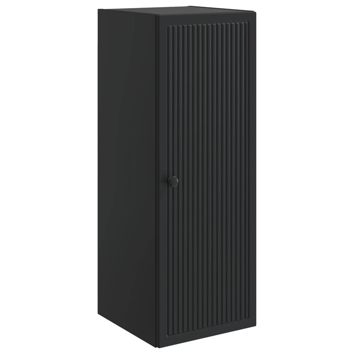 Dulap montat pe perete Negru 33 x 34,5 x 90 cm Lemn prelucrat - WALTI WALTI