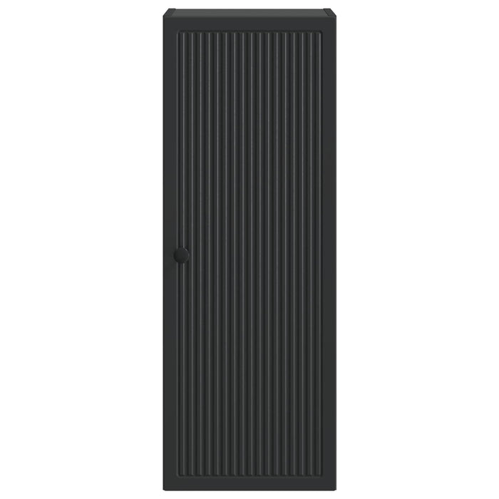 Dulap montat pe perete Negru 33 x 34,5 x 90 cm Lemn prelucrat - WALTI WALTI
