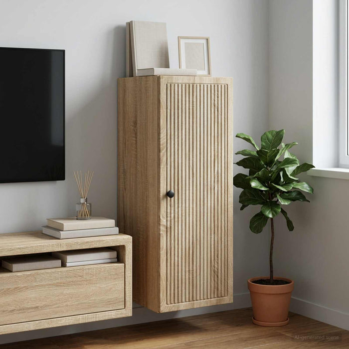 Dulap montat pe perete Stejar Sonoma 33 x 34,5 x 90 cm - WALTI WALTI